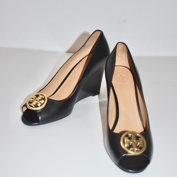 TORY BURCH BENTON 2 85MM PEEP TOE WEDGE - Picture 4 of 10